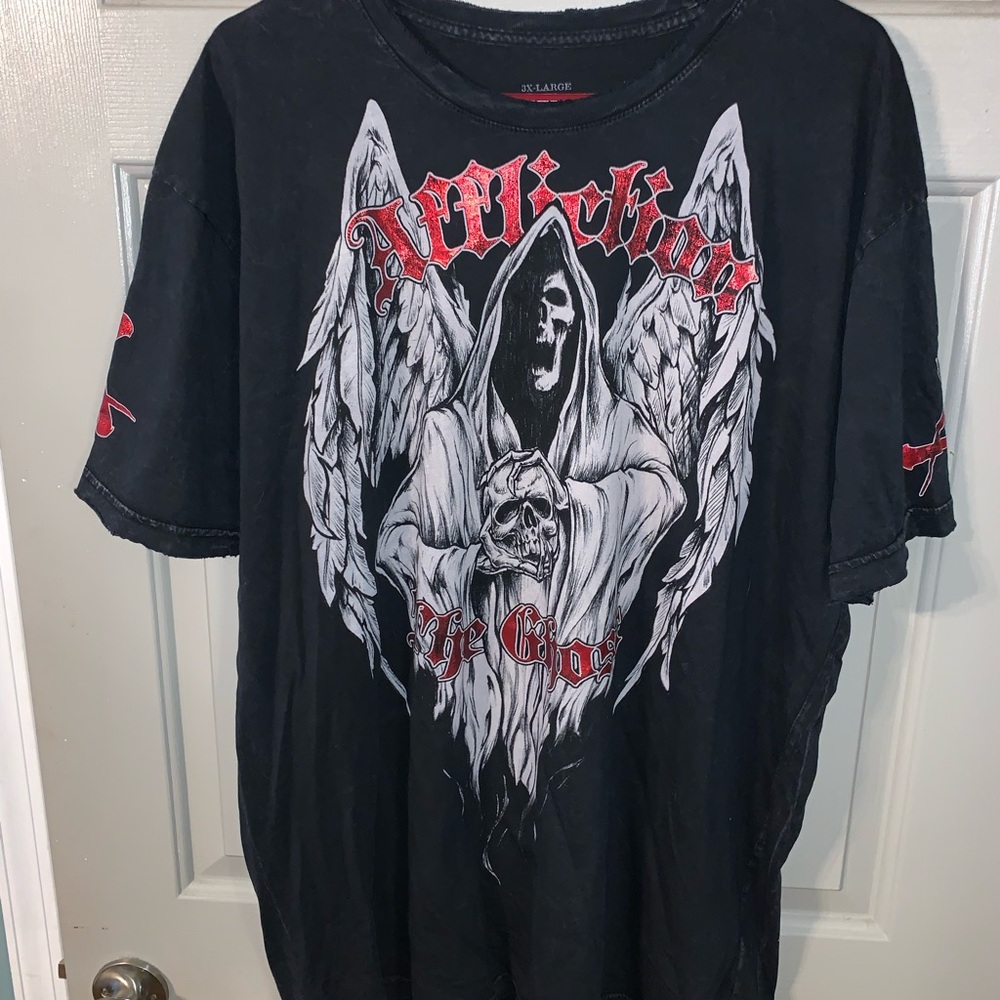 Affliction Black Graphic Tee